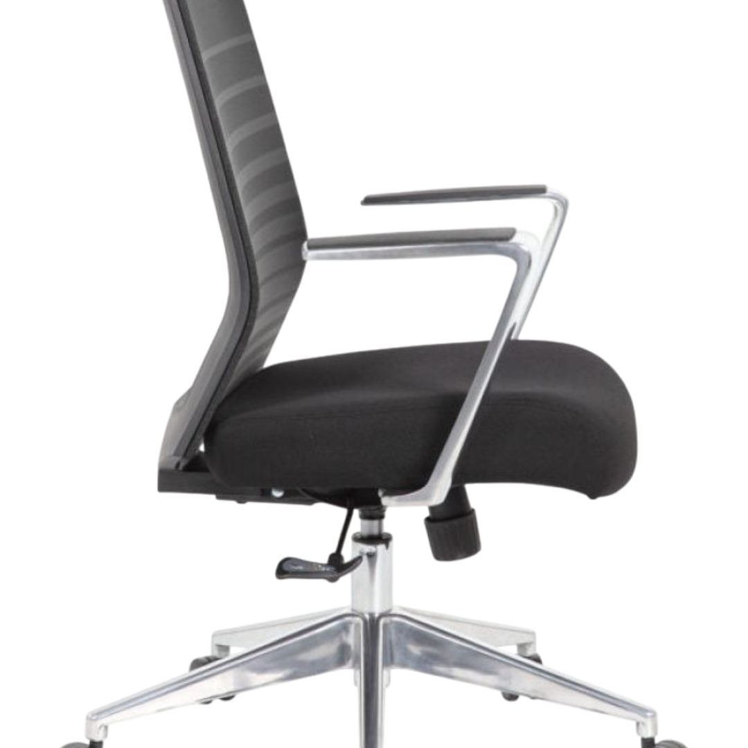 Boss Horizontal Mesh Back Task Chair, Aluminum ArmsBase - Image 3