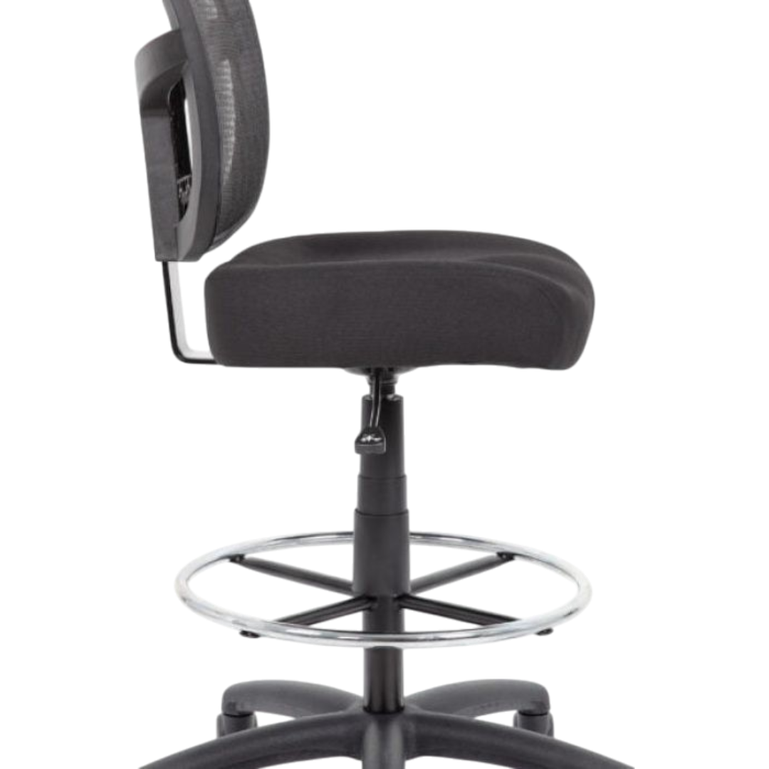 Boss Contract Mesh Armless Drafting Stool - Image 3