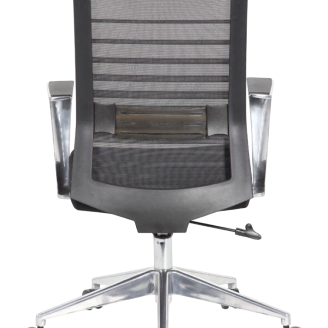 Boss Horizontal Mesh Back Task Chair, Aluminum ArmsBase - Image 4