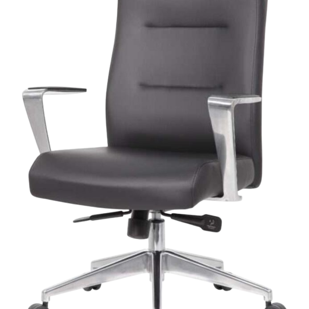 Boss Modern Conference Chair with Aluminum Arm & Base - Image 4