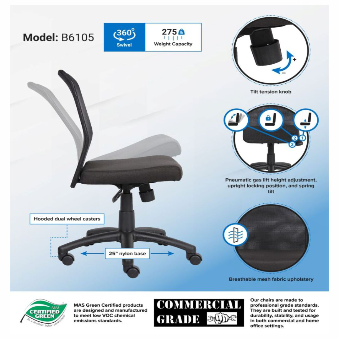 Boss Budget Mesh Task Chair - Image 2