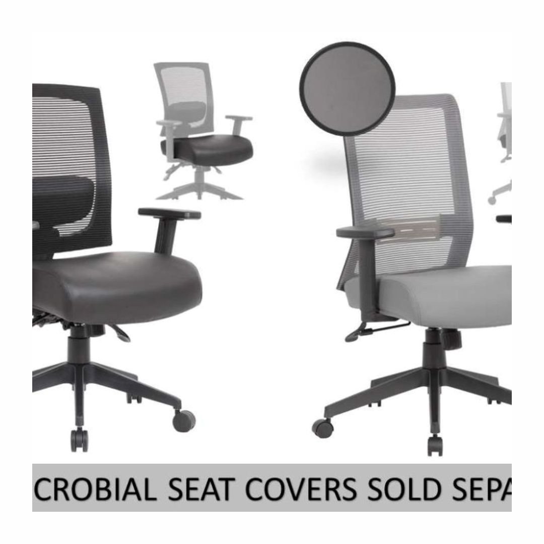 Boss Horizontal Mesh Back Task Chair, Synchro-Tilt Mechanism - Image 3