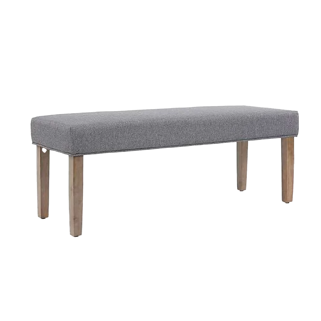 Boss Grey Linen Tailored Bench - Image 3