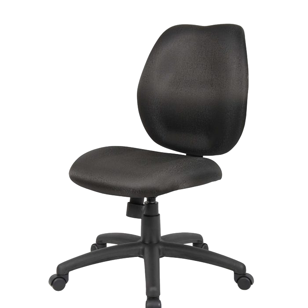 Boss Mid-Back Task Office Chair without Arms, Black - Image 4