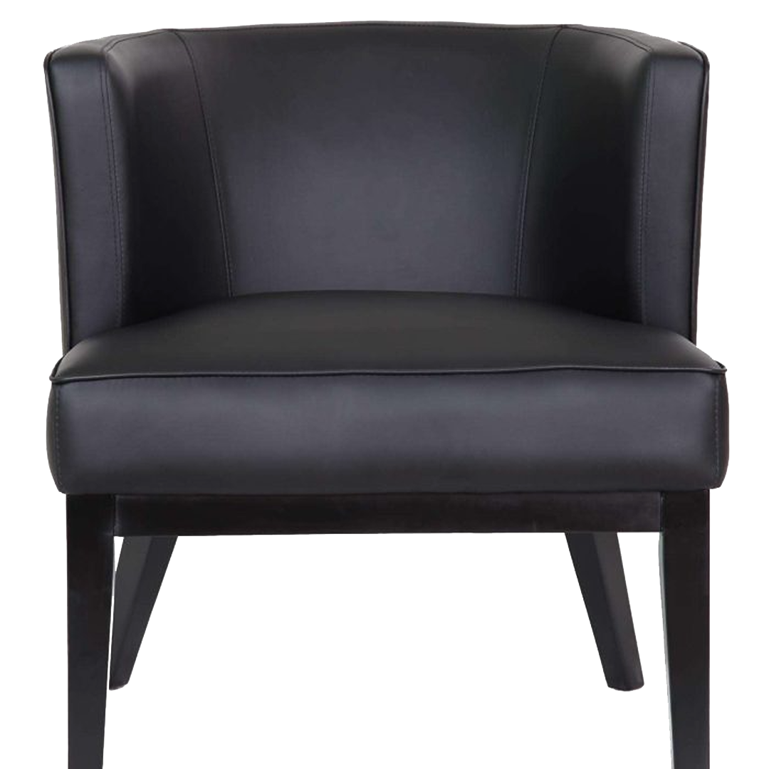 Boss Ava guest, accent or dining chair – Black - Image 5
