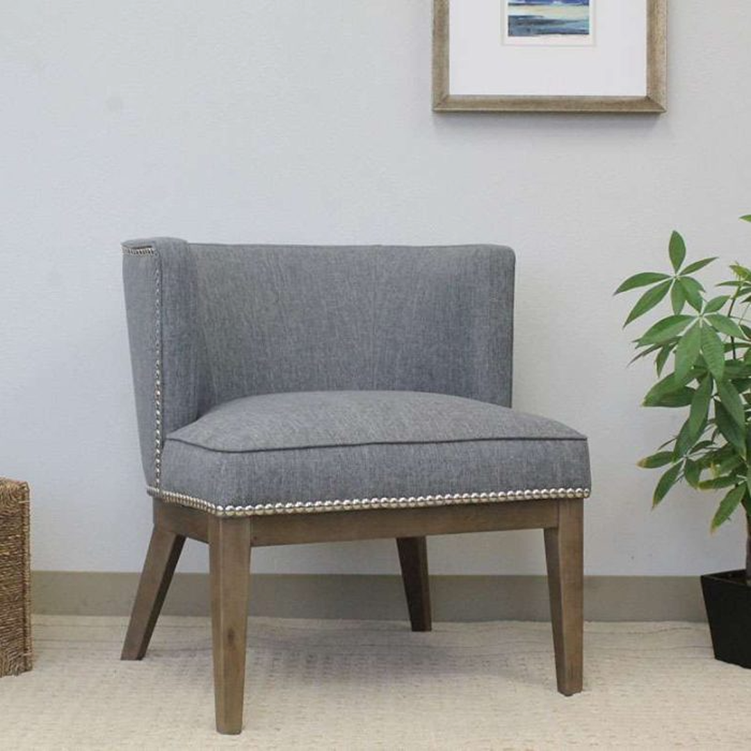 Boss Ava guest, accent or dining chair – Medium Grey - Image 2