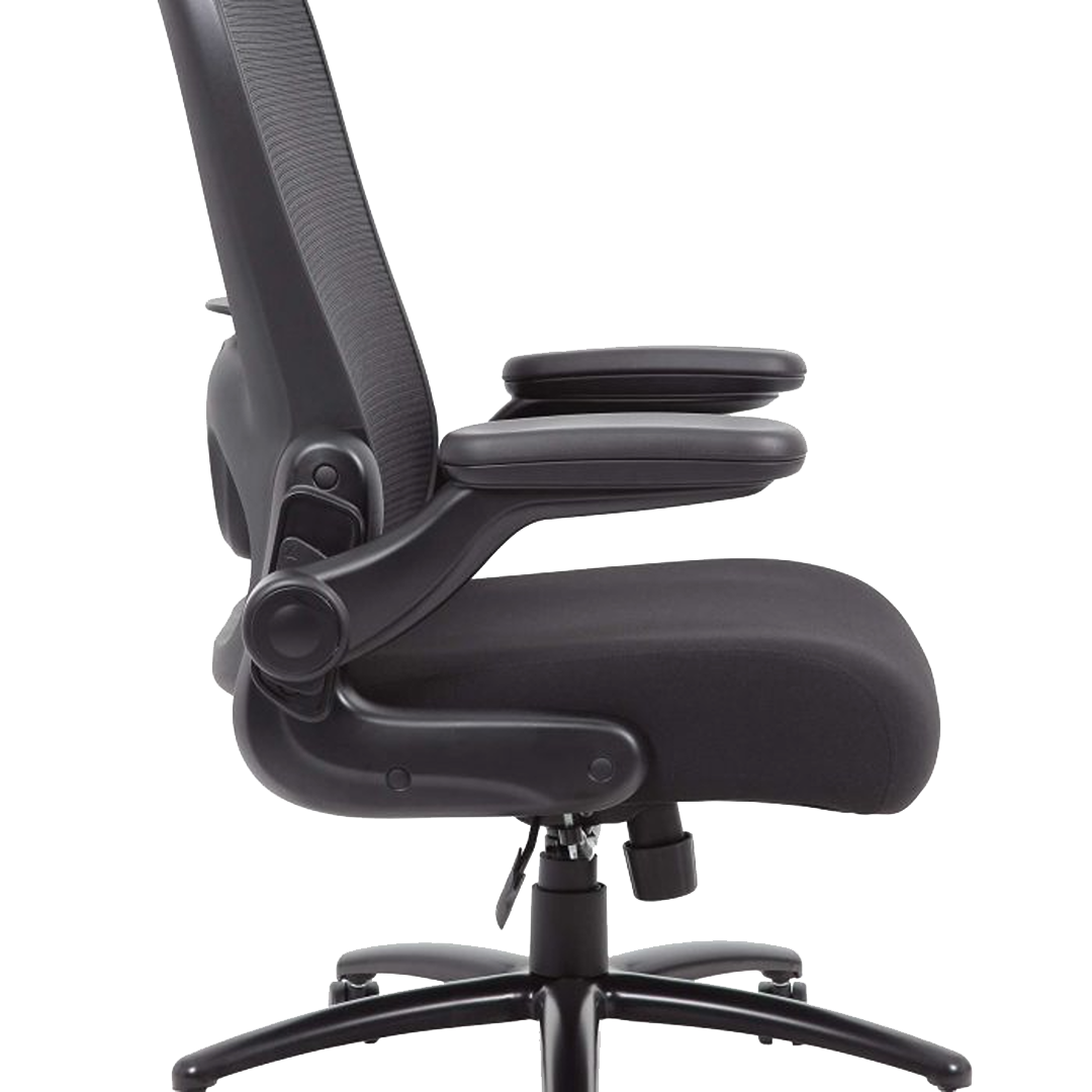 Boss Heavy Duty Flip Arm Mesh Task Chair - Image 3