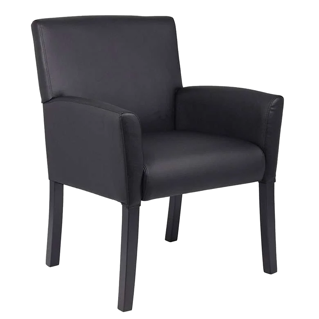 Boss Box Arm guest, accent or dining chair W/Black Base - Image 4