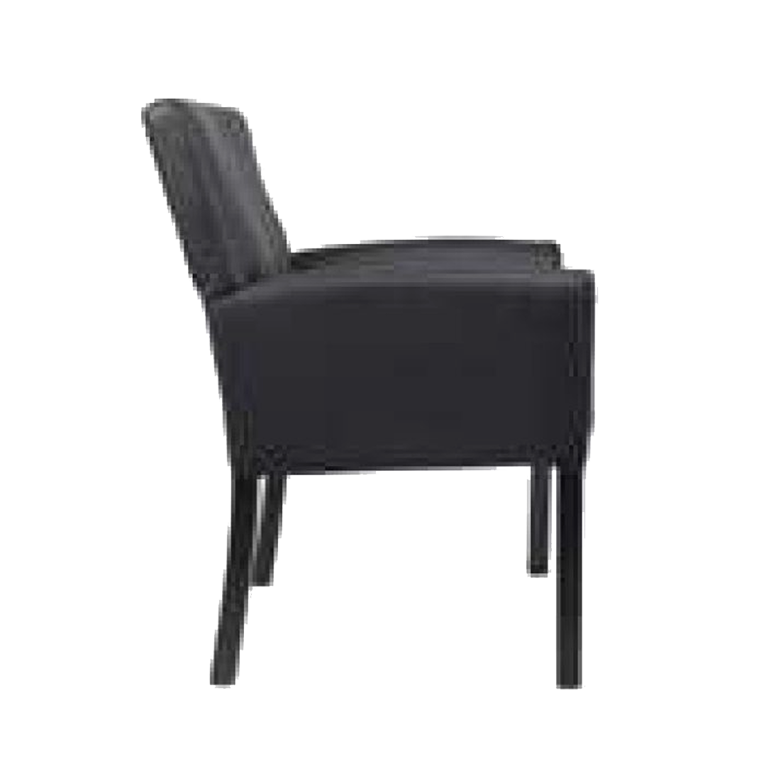 Boss Box Arm guest, accent or dining chair W/Black Base - Image 6