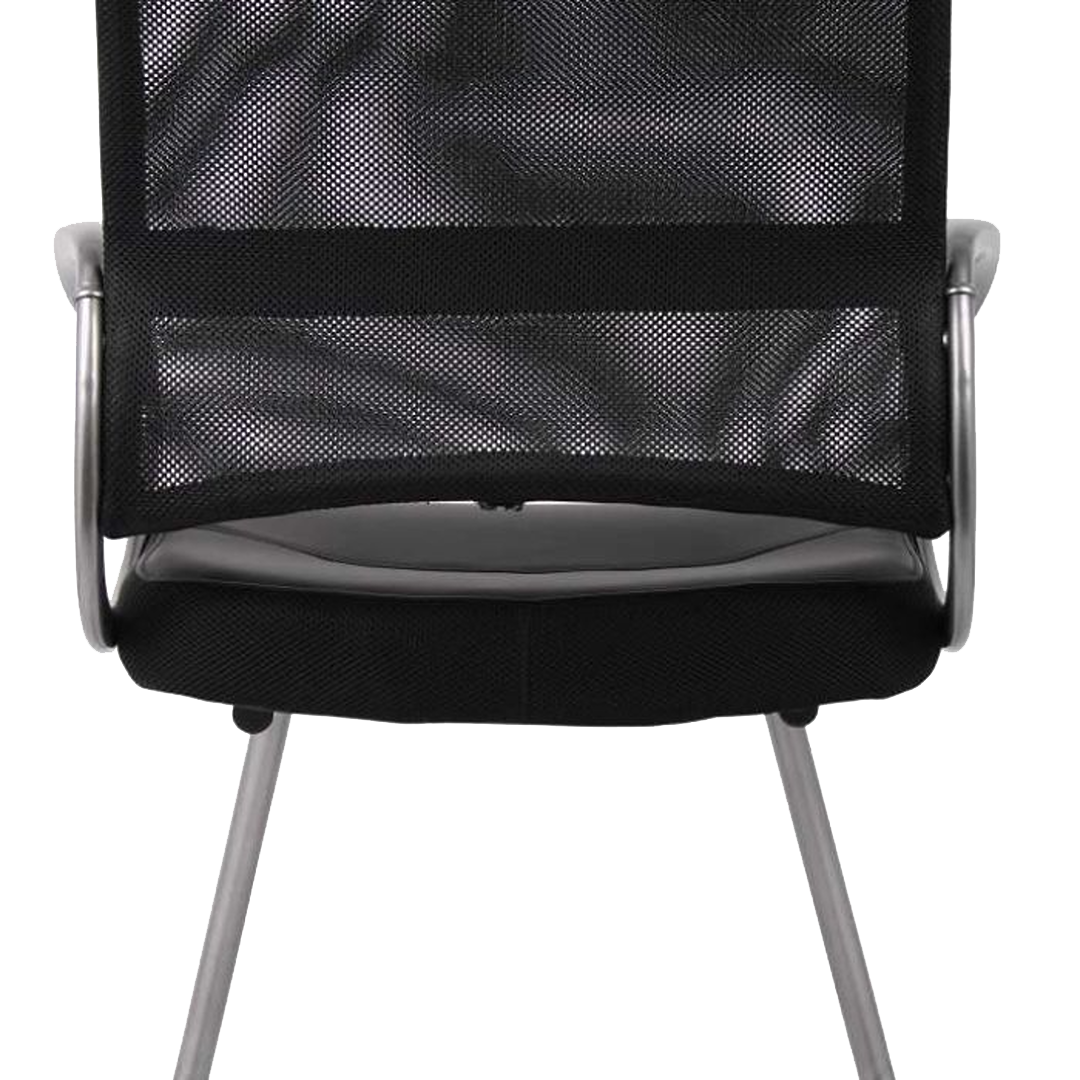 Boss Mesh Back W/ Pewter Finish Guest Chair - Image 4