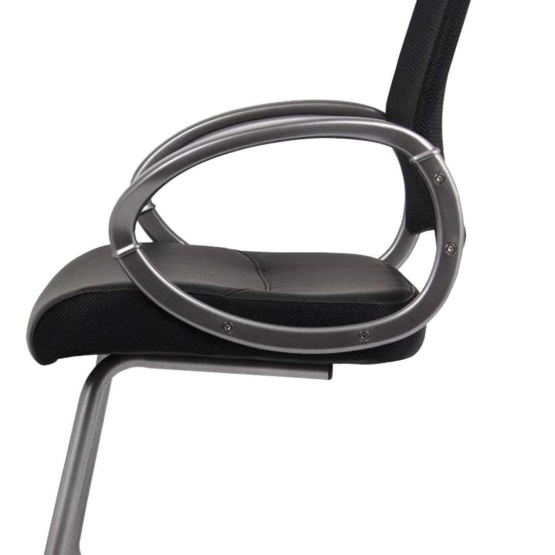 Boss Mesh Back W/ Pewter Finish Guest Chair - Image 5