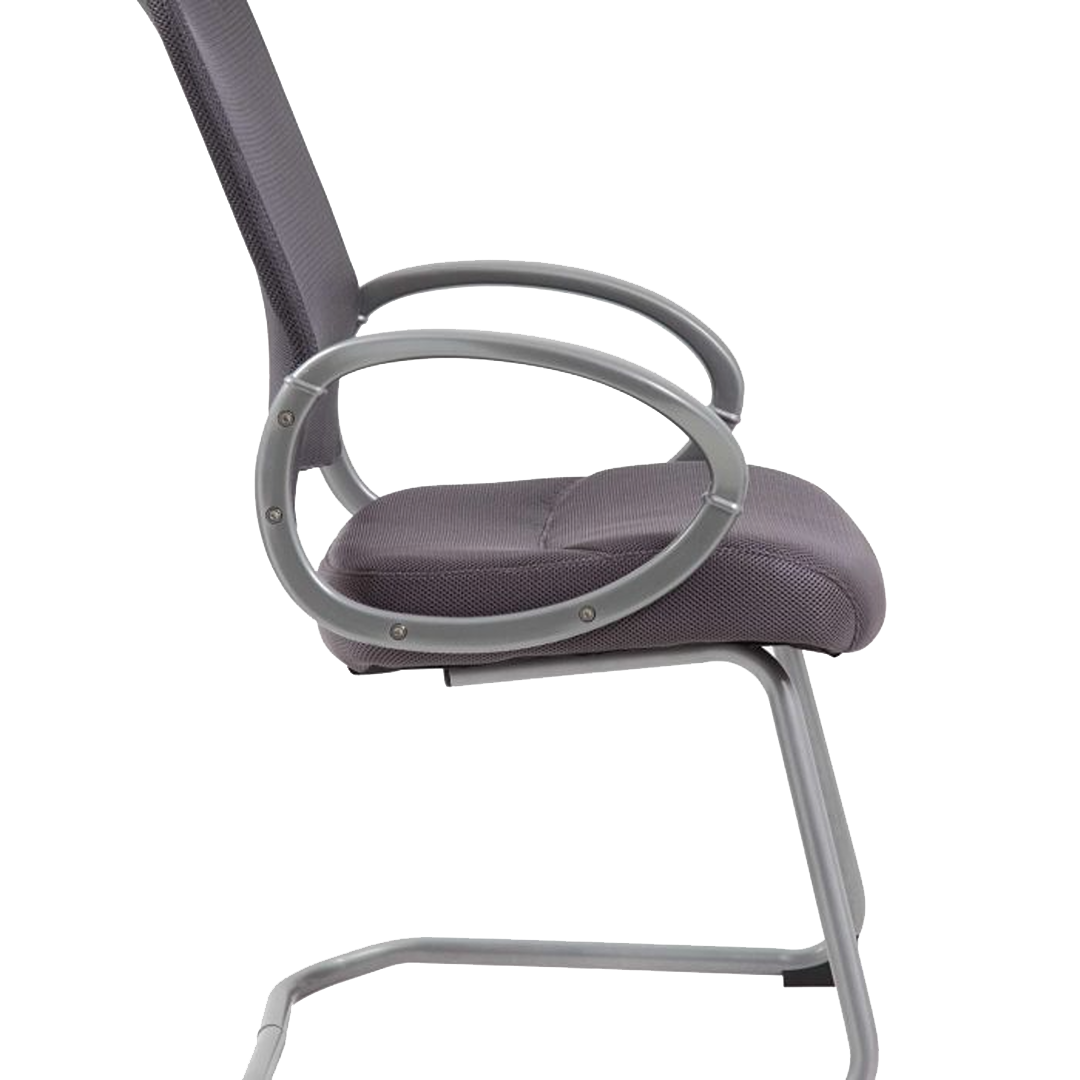 Boss Mesh Back W/ Pewter Finish Guest Chair - Image 4