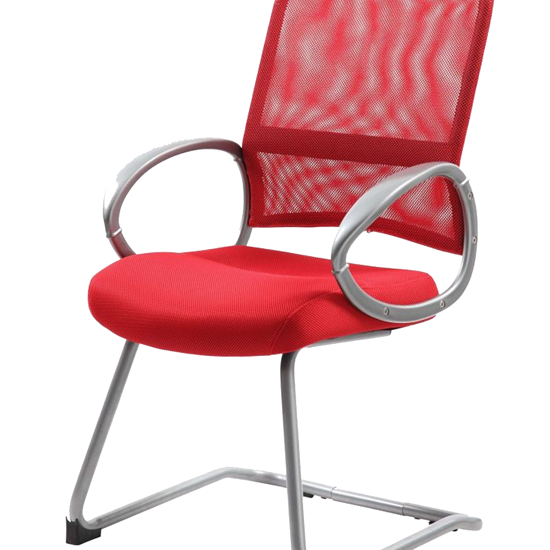 Boss Mesh Back W/ Pewter Finish Guest Chair - Image 5
