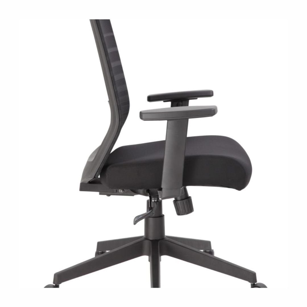 Boss Horizontal Mesh Back Task Chair, Synchro-Tilt Mechanism - Image 2