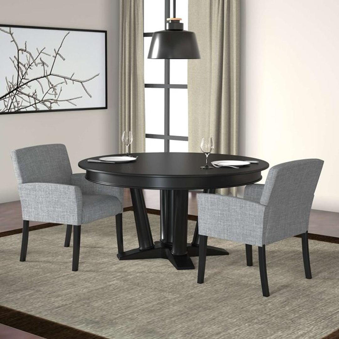 Boss Box Arm guest, accent or dining chair W/Black Base - Image 2