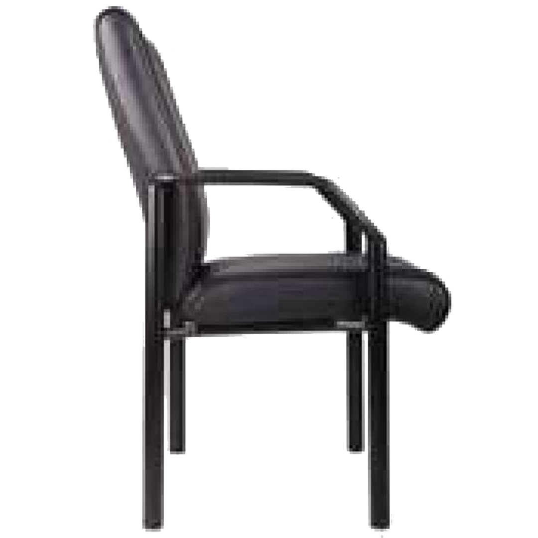 Boss Mid Back Guest Chair In LeatherPlus - Image 6