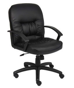 Boss Mid Back LeatherPlus Chair - Image 3