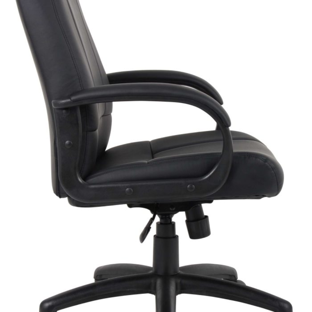 Boss Caressoftplus Vinyl Executive Mid Back Chair - Image 4