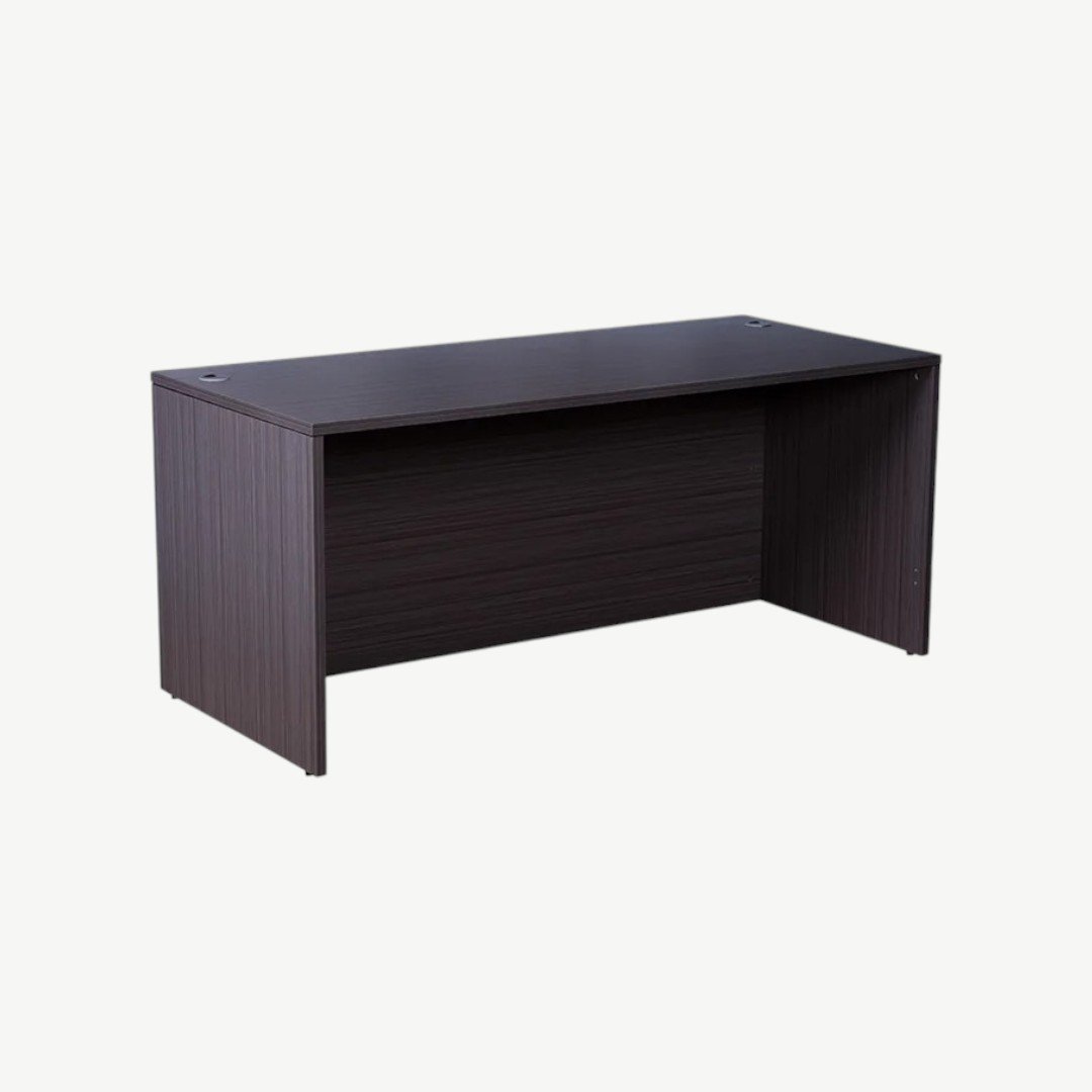 Boss Desk Shell, 60"W X 30"D, Driftwood - Image 2