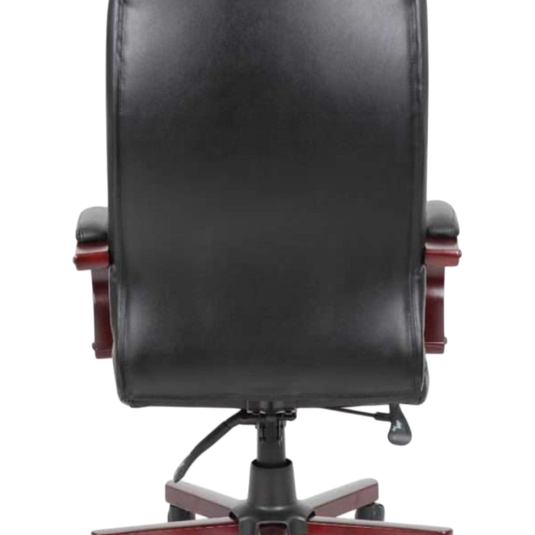 Boss High Back Executive Wood Finished Chairs - Image 3