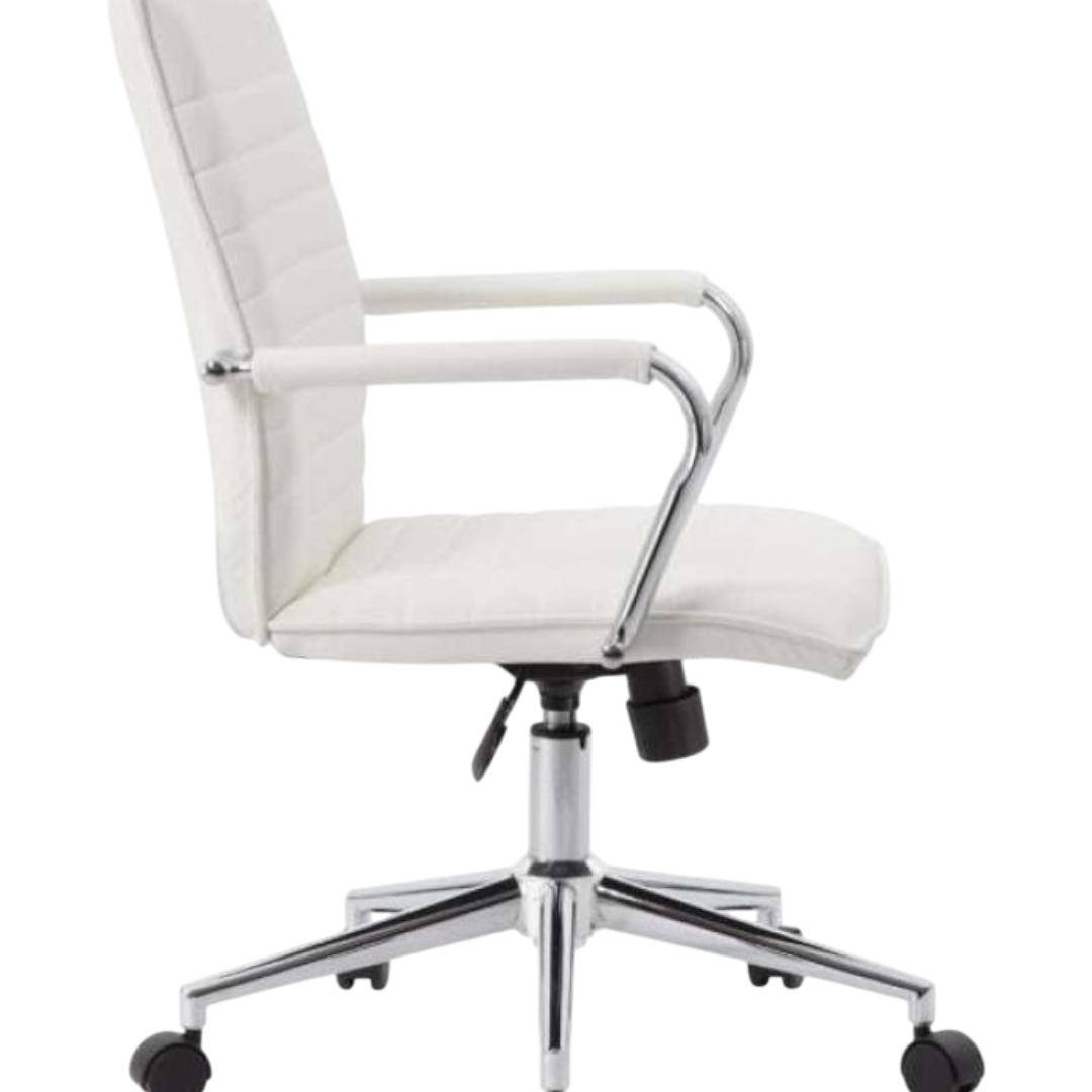 Boss Hospitality Task Chair with Fixed Chrome Arms - Image 6