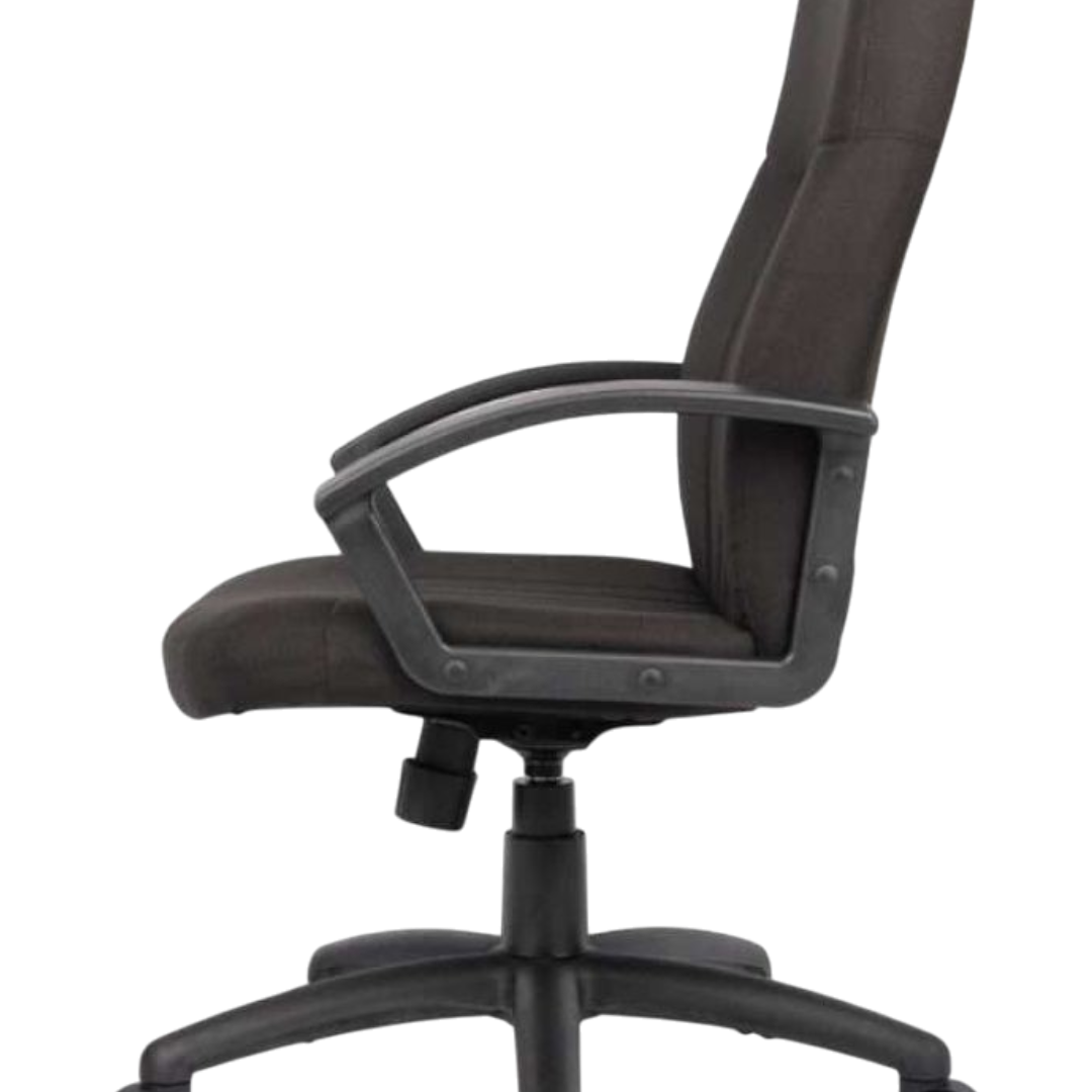 Boss Mid Back Fabric Managers Chair In Black - Image 5