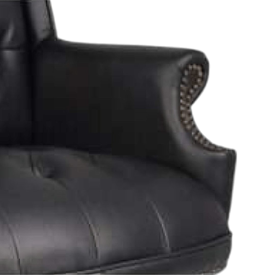 Boss Wingback Traditional Chair In Black - Image 5