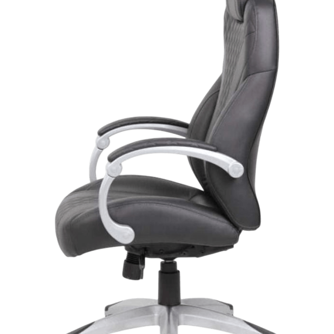 Boss Executive Hinged Arm Chair - Black - Image 3