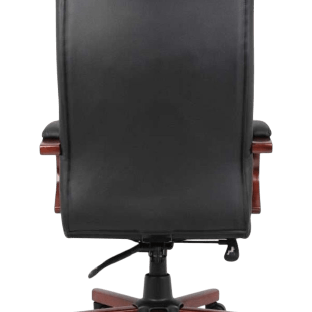 Boss High Back Executive Wood Finished Chairs - Image 3