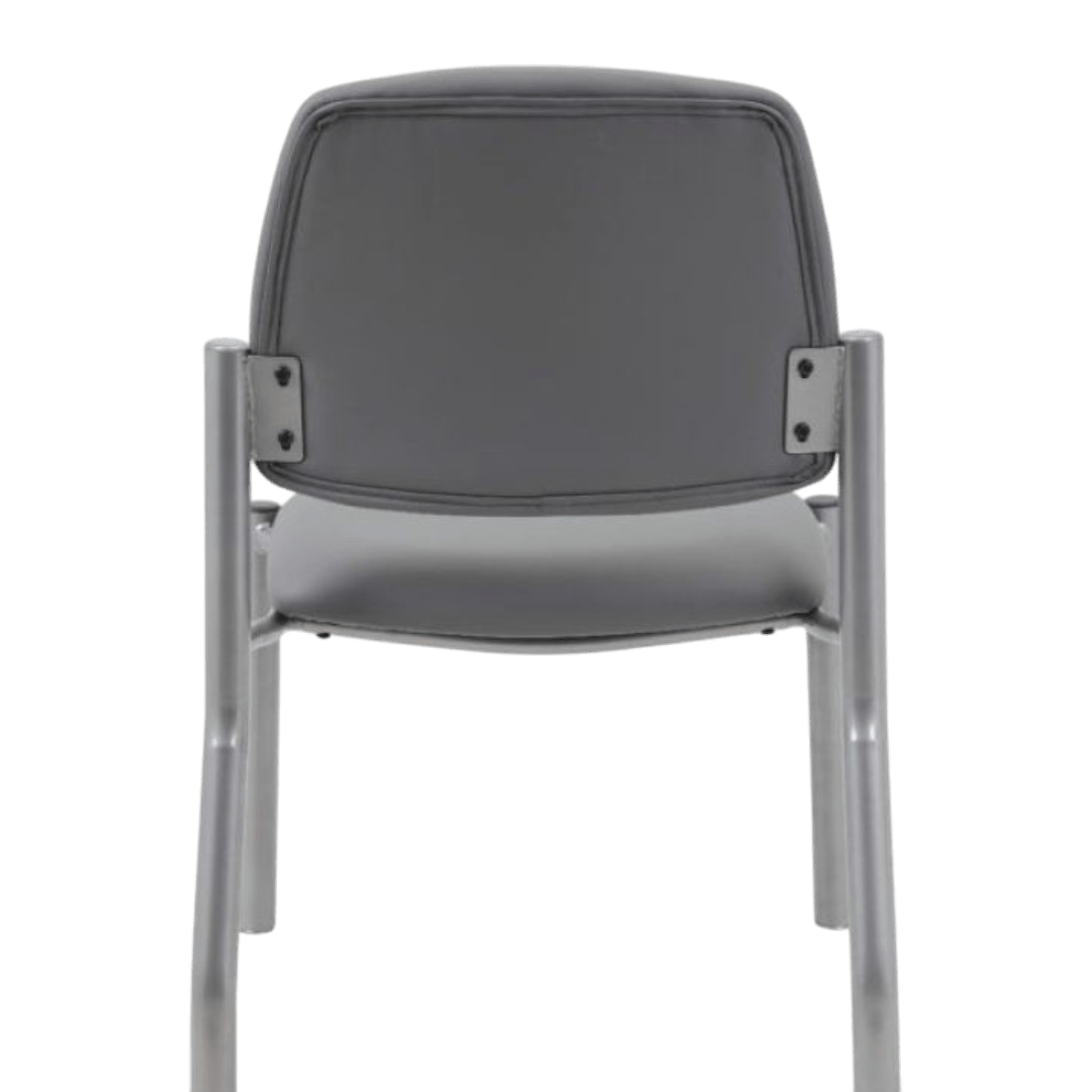 Boss Mid Back Armless Guest Chair, 300 lb capacity, Antimicrobial Vinyl - Image 5