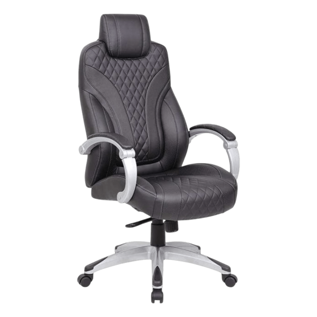 Boss Executive Hinged Arm Chair - Black - Image 5