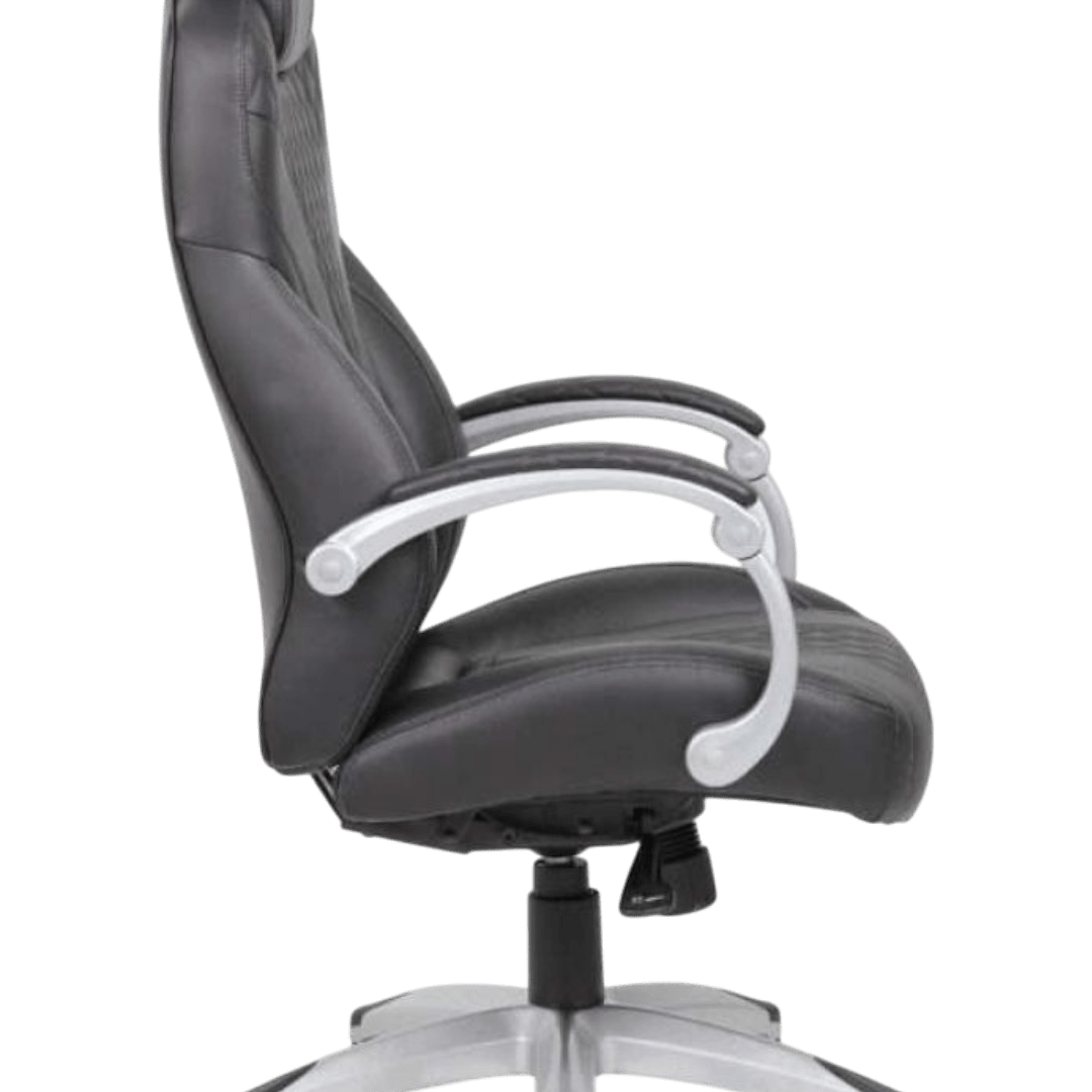 Boss Executive Hinged Arm Chair - Black - Image 6