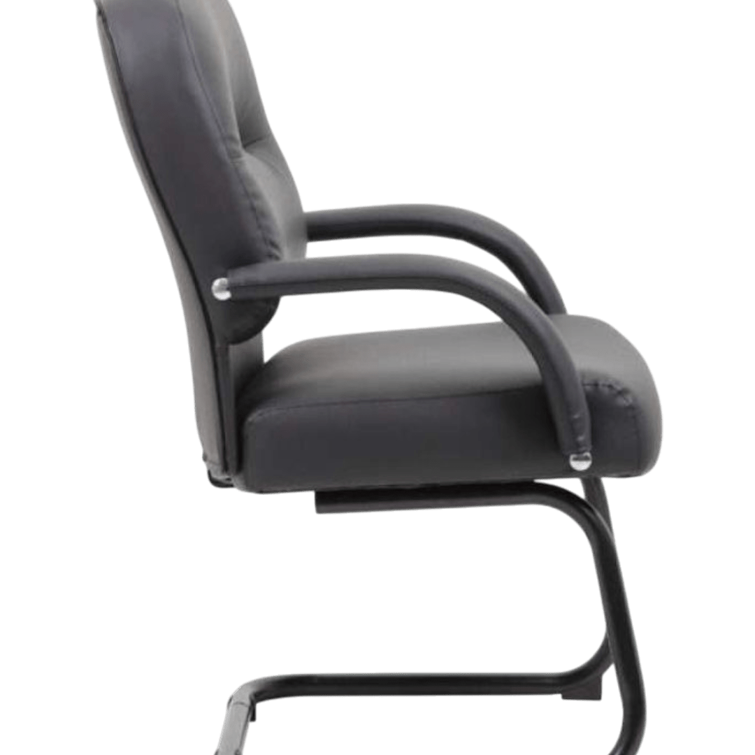 Boss Mid Back Caressoft Guest Chair In Black - Image 6