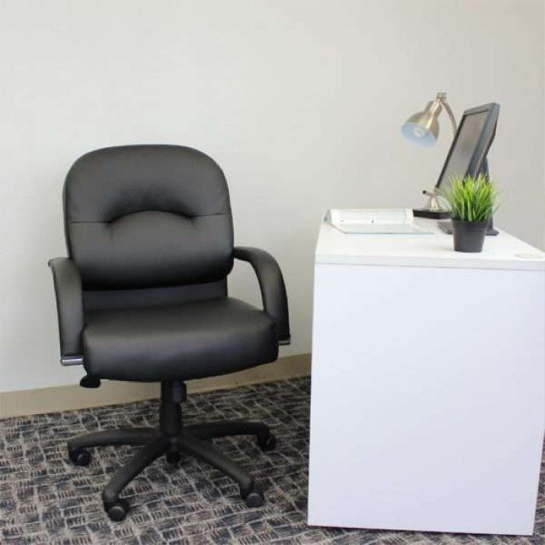 Boss Mid Back Caressoft Chair In Black - Image 3