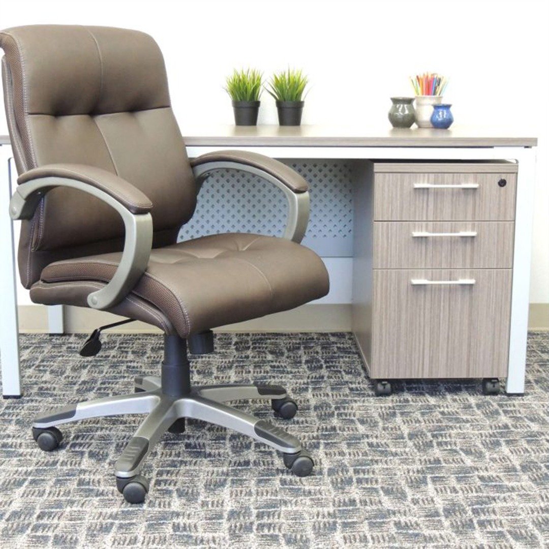 Boss Double Plush Mid Back Executive Chair - Image 3