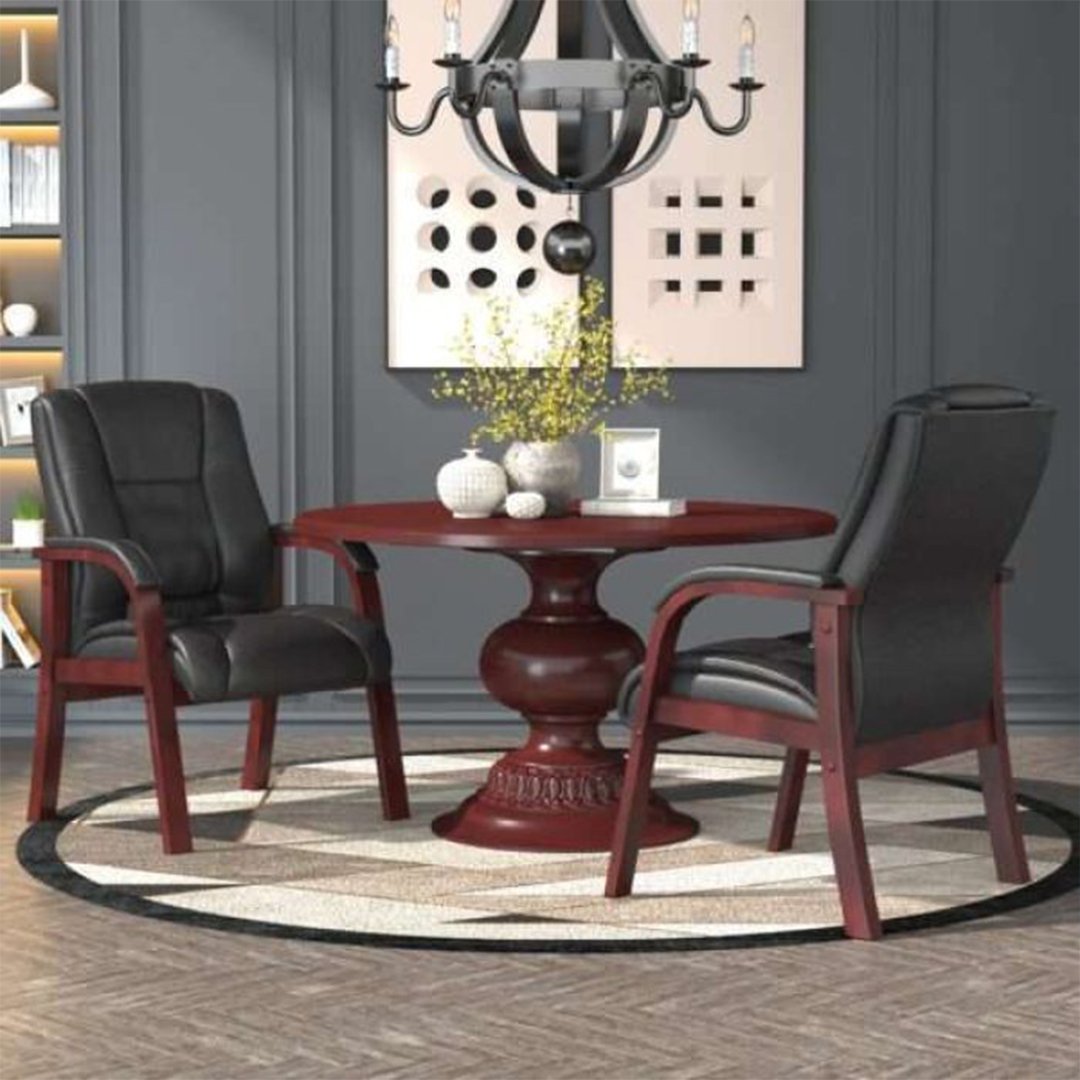 Boss Mid Back Wood Finished guest, accent or dining chair - Image 2