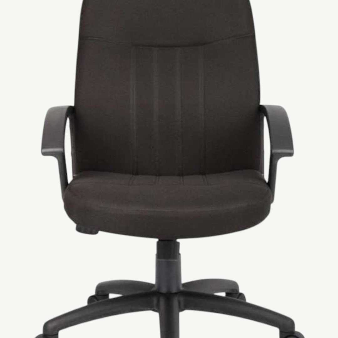 Boss Mid Back Fabric Managers Chair In Black - Image 2