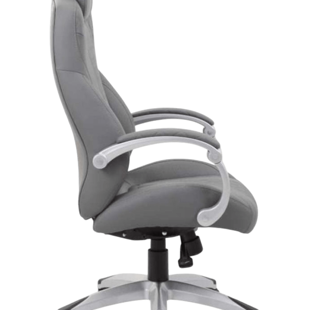 Boss Executive Hinged Arm Chair - Grey - Image 3