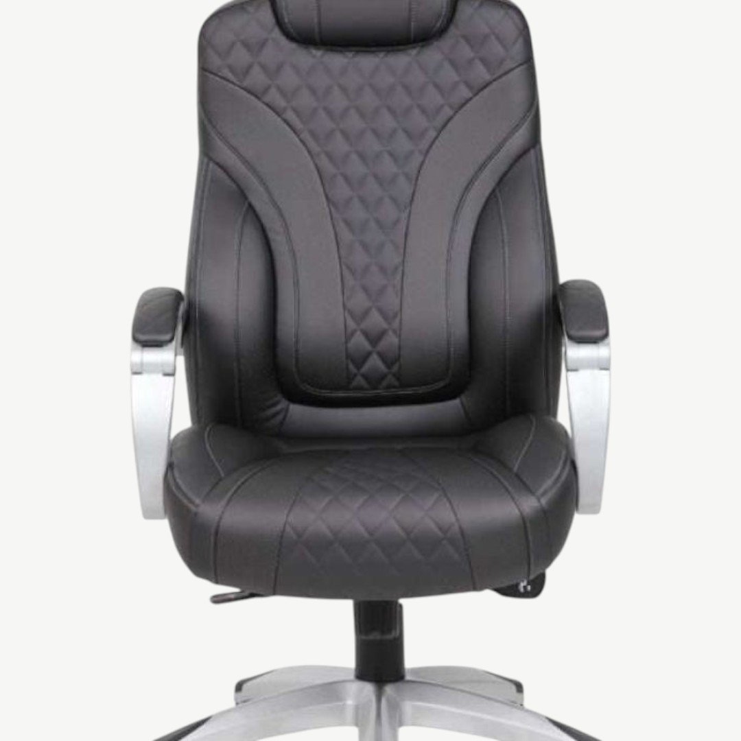 Boss Executive Hinged Arm Chair - Black - Image 2
