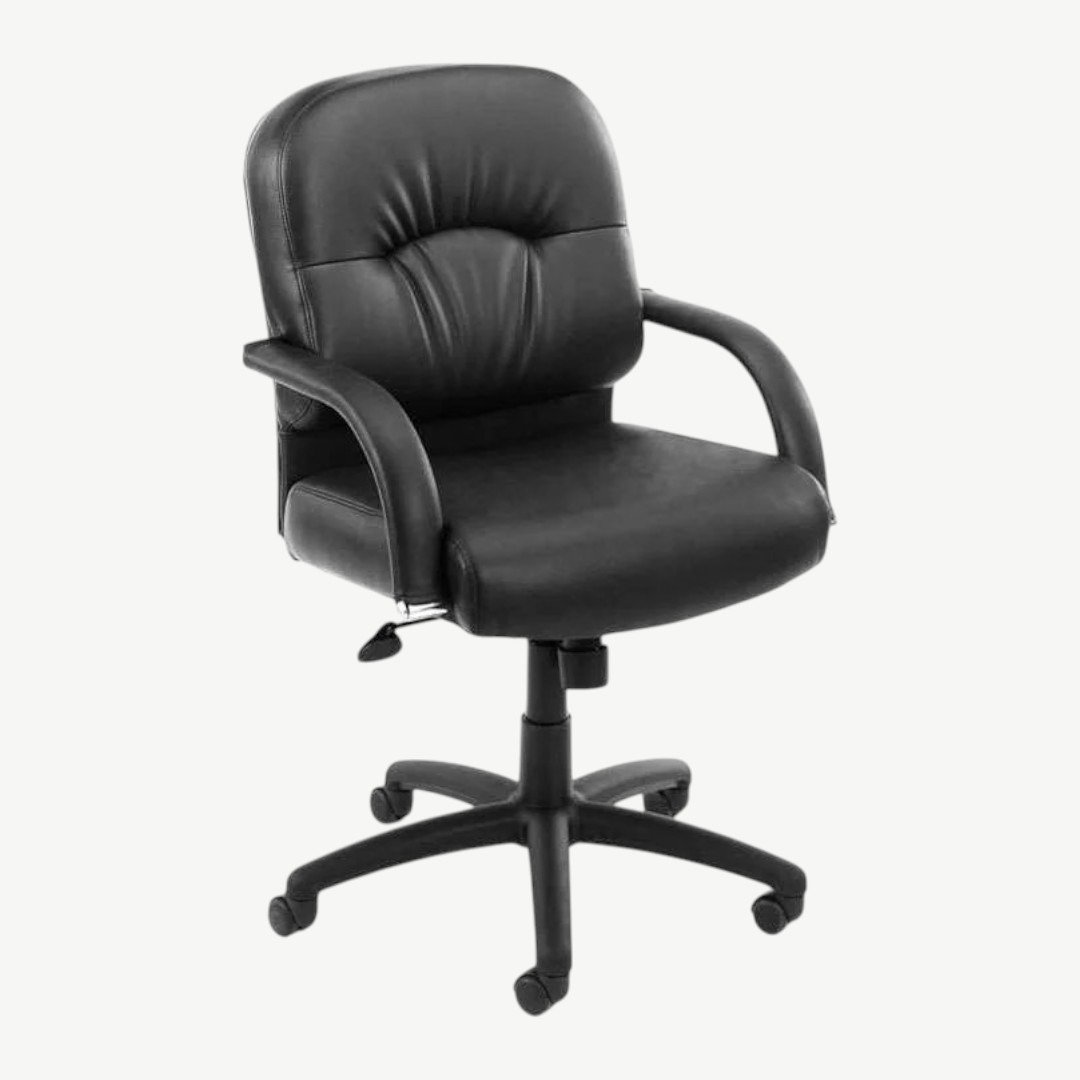 Boss Mid Back Caressoft Chair In Black - Image 2
