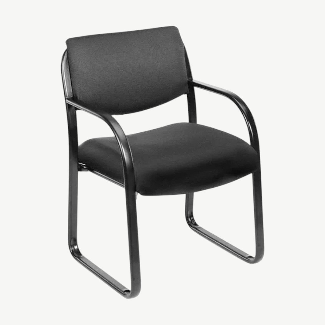 Boss Black Fabric Guest Chair - Image 3