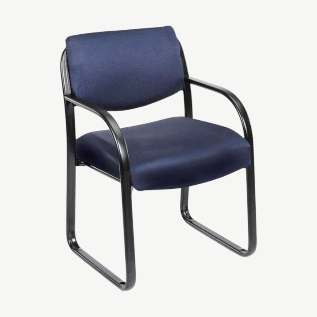 Boss Blue Fabric Guest Chair - Image 2